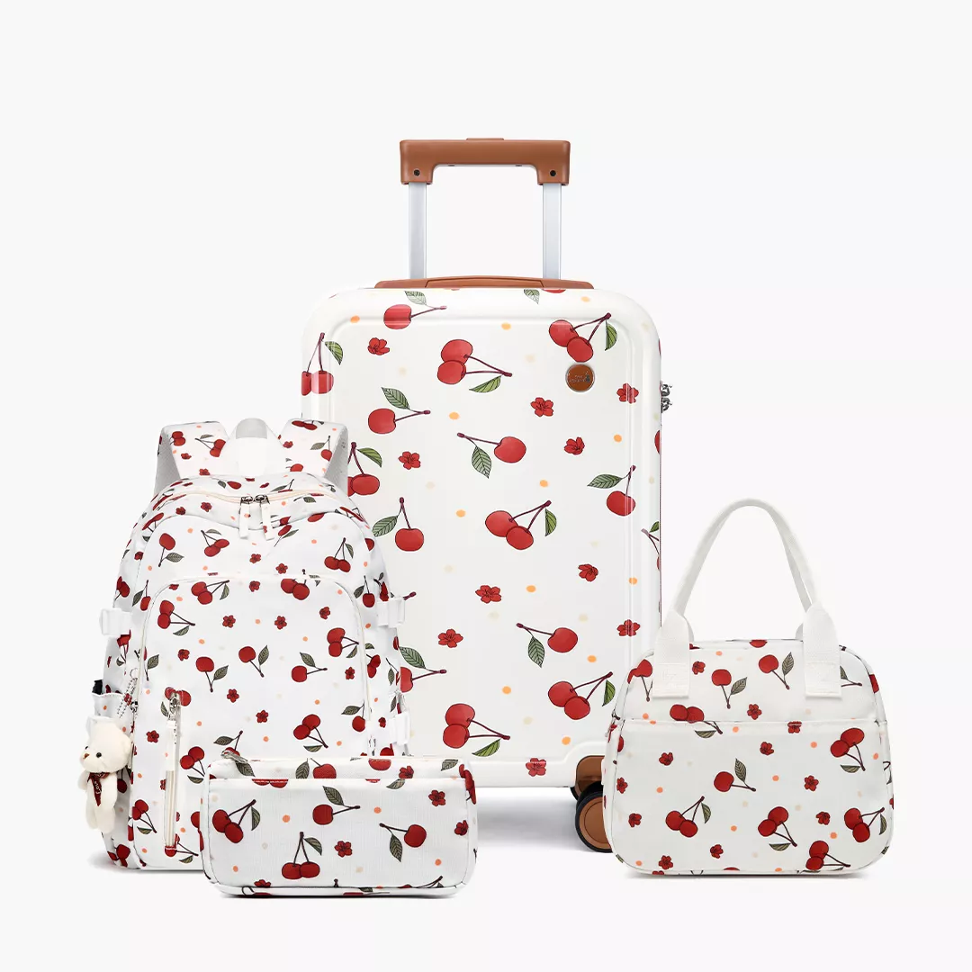 Valise imprimée pour bagage à main pour enfant de 18 pouces
