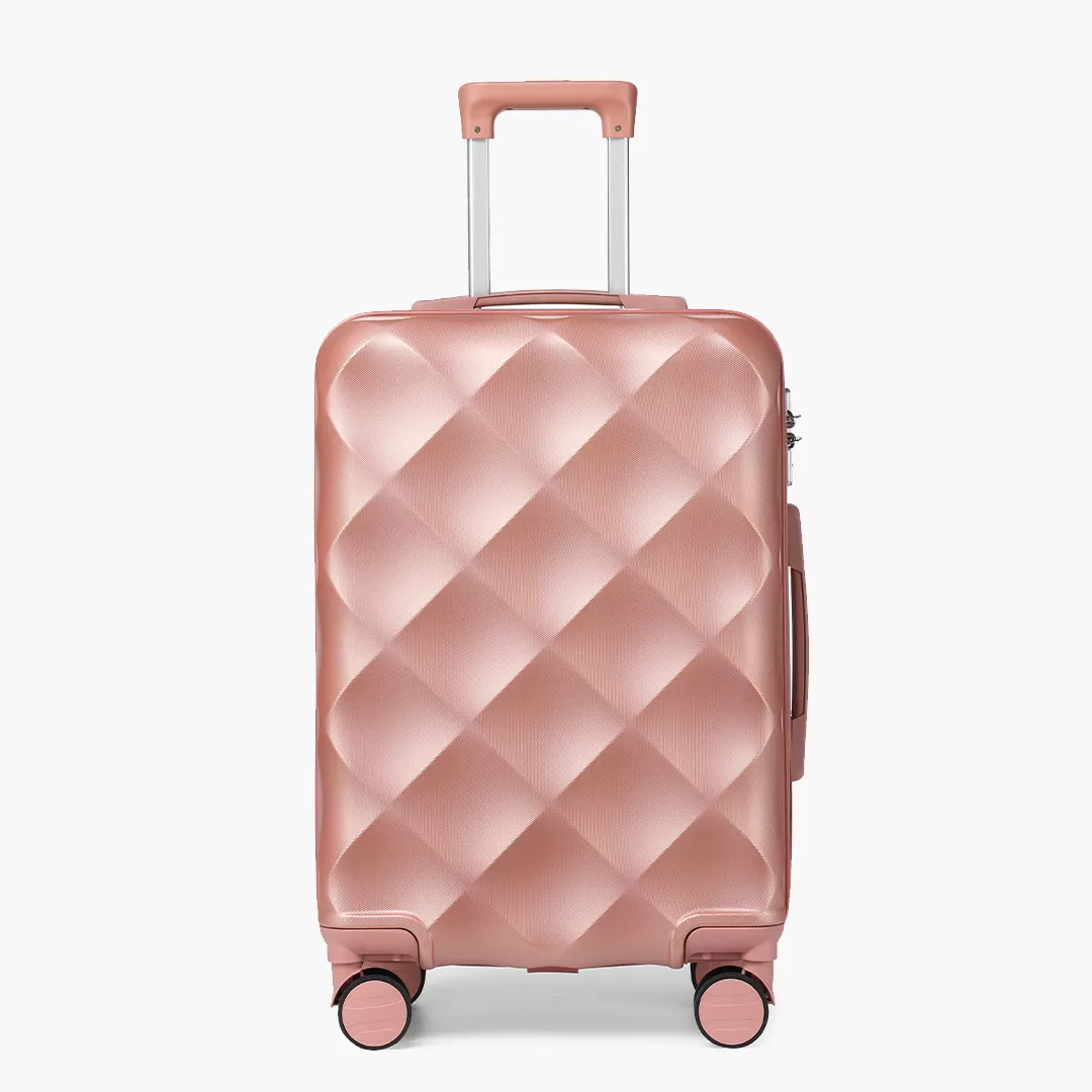 Diamond Grid Pattern 24-tums Medium Size Checked Bagage